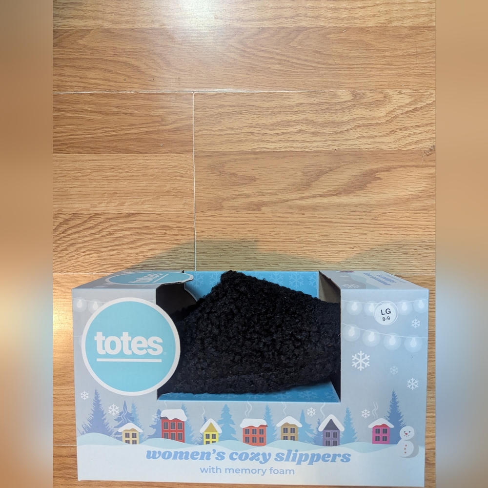 totes slippers women's size L (8-9)